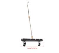 Pression Washer Under Carriage Nettoyer Duty Duty Under Car Water Broom avec 6 Buses 2 Wands Roues pivotantes Roues pour Nettoyer Châssis Patio Yard 4000Psi Black (Arbreur de châssis de Voiture)