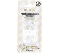 BOHIN Bouton-pression magique 13 mm plastique blanc