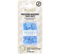 Bohin - Bohin Plastique Bleu (13mm) Boutons-Pression - 8 Pièces