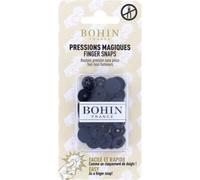Pressions Magiques - Boîte De 8 Boutons Pression Sans Pince 13 Mm - Bohin Bleu Marine