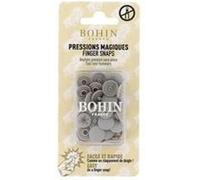 Pressions magiques - Boîte de 8 Boutons pression sans pince 13 mm - Bohin(...) - Gris