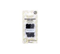 Pressions magiques - Boîte de 8 Boutons pression sans pince 13 mm - Bohin(...) - Noir