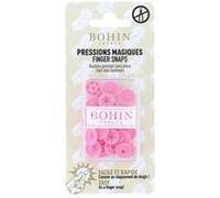 Bohin - Bohin Plastique Rose (13mm) Boutons-Pression - 8 Pièces