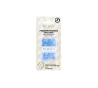 Bohin Boutons-pression plastique bleu 9 mm – 8 pièces