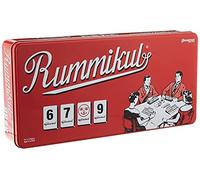 Pressman Rummikub dans une boîte rétro - Le jeu original de rami tuile, rouge, 12,7 cm