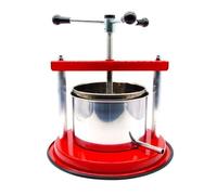 Pressoir à fromage à vis avec une cuve (Moule à fromage) de 4,3 litre - Pressoir à fruits - Fabriqué en Italie