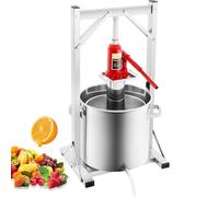 Pressoir à fruits hydraulique, kit de presse à vin, extracteur de presse à cric, presse à fruits hydropress en acier inoxydable, presse à cidre, raisin, vin, broyeur, jus de cidre, machine à vin 22L