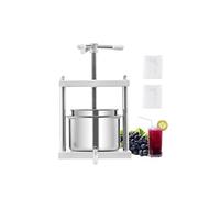 VEVOR Pressoir à Fruits Manuel pour la Fabrication du Vin 5L en Inox Cuisine
