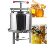 Pressoir à Miel, Extracteur De Cire d'abeille, Extracteur De Presse à Miel Manuel en Acier Inoxydable, Outil D'apiculture pour La Fabrication De Miel Et Jus De Vin