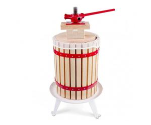 Pressoir a pomme, Pressoir a fruit, Pressoir a vin - Panier en bois, 18L