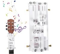 Pressoir de la guitare, apprenez la guitare, presseur d'accord de guitare avec 8 accords de guitare d'accords communs de guitare avec instruction et score de soulagement de la douleur du doigt outils