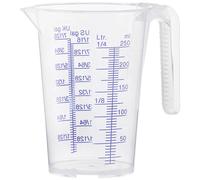 Pressol Verre doseur transparent 0,25 l PP gradué – Pack de 12