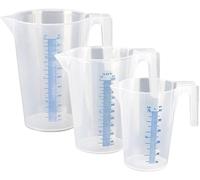 Pressol Set Pp 500ml/1l/2l Measuring Cup Clair