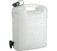 Pressol Bidon à eau 15 litres en polyéthylène | qualité alimentaire | pour eau potable et aliments liquides | PE-avec robinet de vidange