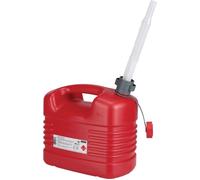 PRESSOL Bidon pour carburant contenu 10 l rouge HDPE L329xl195xH319mm