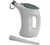 Pressol Bol gradué en polyéthylène 5l blanc / transparent avec couvercle / clapet bec flex - 7625