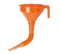 Pressol Entonnoir plastic 160mm, Orange | avec tamis & bec flexible