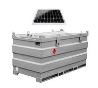 Pressol mobiSTEEL-2000 l-double paroi, acier-avec kit de pompe solaire-30 W