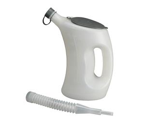Pressol PS 0656239 Broc Verseur avec Couvercle, Capuchon et Bec Flex, 3 L, Blanc