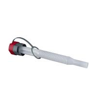 Pressol Tube d'écoulement flexible, bouchon-rouge, Pour bidon d'eau, empilable, Pour bidon de carburant, Avec joint FKM