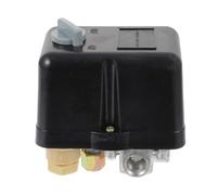 Pressostat 220 V 20 A 145 Psi à 4 Voies pour Compresseur D’air | Vanne de Régulation Noire en Plastique et Métal, Remplacement Pratique, Montage Atelier, Entretien du Collecteur Pneumatique