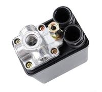 Pressostat Automatique 1 Pièce Verticale 4 Voies Valve Régulateur Réglable pour Compresseur Air Pompe Système de Pompe Contrôle Efficace du Débit