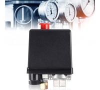 Pressostat compresseur, AC 220 V 20 A, montage monotrou, compresseur, vanne de commande à un trou, pour compresseur d'air, valve de commande, réduction rapide de la pression, max. 175 psi (1 trou)
