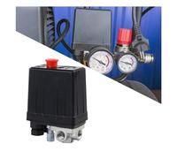 Pressostat - Compresseur d'air - 220 V - 4 trous - Régulateur d'air - Multi-usage - Valve de commande pour réduction rapide de la pression (15 A)