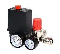 Pressostat Compresseur d'air Régulateur de pression Compresseur avec manomètre Pressostat Compresseur d'air Régulateur de soupape de commande