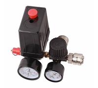 Pressostat de Compresseur D'air 1/4 Pouces, Vanne de Régulation 90-120 PSI 220 V, Haute Précision, Excellent Contrôle, économie D'énergie, Facile à Installer pour les Ateliers