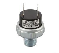 Pressostat de compresseur d'air 1/8 NPT et 1/4 NPT compatible avec les compresseurs 12 V 24 V CC et configurable pour 120-150 PSI ou 170-200 PSI (170-200 PSI-1/4NPT)