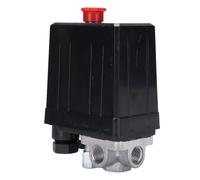 Pressostat de Compresseur D'air 240 V 15 A 90 Psi-120 Psi, Interrupteur de Commande de Compresseur D'air, Vanne de Commande de Pressostat Réglable avec Construction en Métal ABS