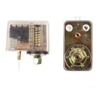 Pressostat de compresseur d'air 380 V - Couvercle transparent - Valve de commande réglable - Pompe industrielle - Relais de sécurité - Base en métal - Support de 10 mm (marque 5-8 kg)