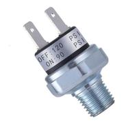 Pressostat de compresseur d'air 6,35 mm NPT 70-100PSI ou 90-120PSI 12V/24V DC Alliage d'aluminium pour train et systèmes de suspension pneumatique