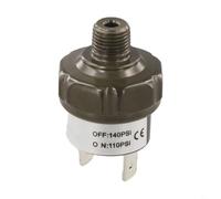 Pressostat de compresseur d'air avec connecteur 8 NPT pour système de contrôle de pression et de suspension du réservoir d'air (110-140PSI NPT1/8)