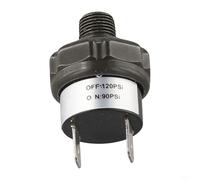 Pressostat de compresseur d'air pour montage sur réservoir, compatible NPT de 0,3 cm, fonctionne avec les systèmes 12 V et 24 V, convient pour les klaxons à air et les klaxons de train, deux réglages