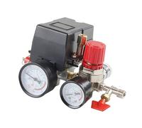 Pressostat de compresseur d'air silencieux sans 90-120PSI 4 ports Valve de sécurité Compresseur d'air