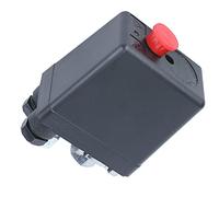 Pressostat de Compresseur D'air, Vanne de Commande de Pressostat de Type Vertical à Trou Unique, Pièces de Rechange de Vanne de Commande 0,5 à 1,2 MPa (72,5~175 psi) 220 V