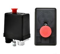 Pressostat de qualité industrielle 20 A pour applications de compresseur d'air avec plage de pression de fonctionnement de 6-8 kg 90-120 PSI (B)