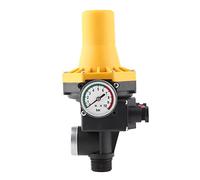 Pressostat D'eau avec Manomètre Démarre ou Arrête la Pompe en Fonction de la quantité D'eau et de la Pression de la Conduite, pour Maison, Jardin, Serre, 10A