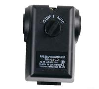 Pressostat horizontal pour compresseur d'air 220 V 15 A réglable 5,5-12 kg Contrôleur de découpe/sortie pour pompes industrielles et réservoirs d'air comprimé (A)