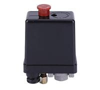 Pressostat pour Compresseur d'Air, Pressostat en Plastique ABS pour Tous Les Compresseurs d'Air Contrôleur de Vanne de Régulation de Pression avec Bouton de Réglage un Trou/3 Trous(Single Hole)