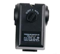 Pressostat réglable horizontal 15 A 220 V pour compresseur d'air | Compresseur robuste argenté pour régulateur de pression de contact industriel