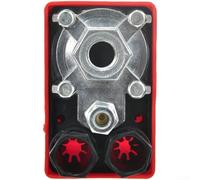 Pressostat vertical à un trou à quatre voies pour compresseurs d'air 0,6-0,8 MPa couvercle rouge contrôleur pneumatique compact léger capteur régulateur (trou simple)