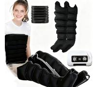 Pressothérapie 6 Chambres︱Drainage Lymphatique Jambes Professionnel︱Bottes De Pressotherapie Jambes Et Ventre Et Bras︱Appareil à Compression Massage Jambe Circulation