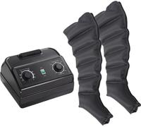 Pressothérapie Appareil de massage des pieds par compression d'air, 8 chambres à air, drainage lymphatique, prise EU