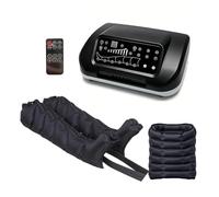 Pressothérapie Jambe Et Ventre Et Bras, Bottes De Pressothérapie Drainage Lymphatique 6 Chambres,8 Niveaux de Pression 30-240mmHg, 1-60min,6 Coussin d'Air Indépendants,Télécommande Sans Fil