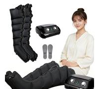 Pressothérapie Jambes︱Drainage Lymphatique Jambes︱ Bottes De Pressothérapie Pour jambe 6 Cavités Professionnelles De Massage︱Appareil à Compression Massage Jambe Circulation (M 2 legs)