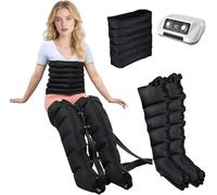 Pressothérapie Jambes ︱Drainage Lymphatique Jambes︱ Bottes De Pressothérapie Pour Jambe 6 Cavités Professionnelles De Massage ︱Appareil à Compression Massage Jambe Circulation