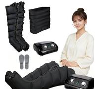Pressothérapie Jambes︱Drainage Lymphatique Jambes︱ Bottes De Pressothérapie Pour Jambe 6 Cavités Professionnelles De Massage︱Appareil à Compression Massage Jambe Circulation (M 2 legs+waist)